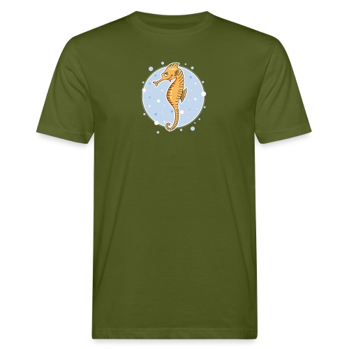 Seepferdchen - Männer Bio-T-Shirt