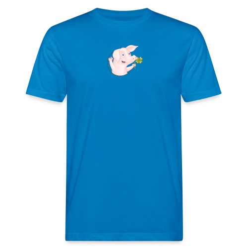 Glücksschwein - Männer Bio-T-Shirt