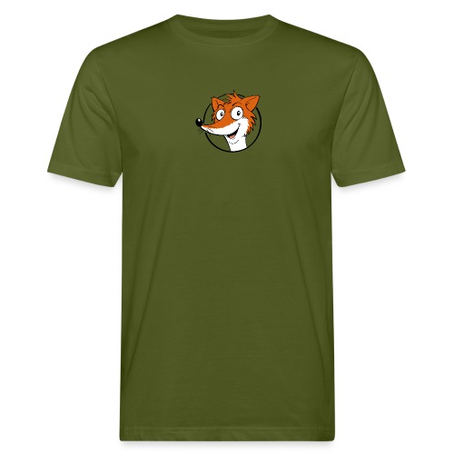 Fuchs farbig - Männer Bio-T-Shirt