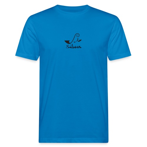 Logo siluwa schwarz frei - Männer Bio-T-Shirt