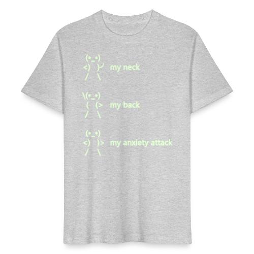 neck back anxiety attack - Men's Organic T-Shirt