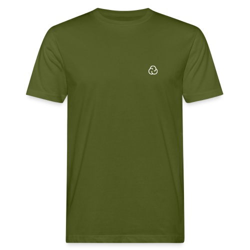 Kulte • Minimalistisches weißes Logo - Männer Bio-T-Shirt