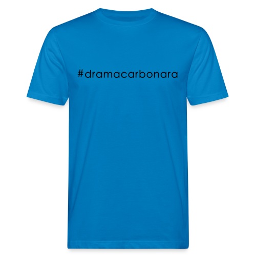 dramacarbonara schwarz - Männer Bio-T-Shirt