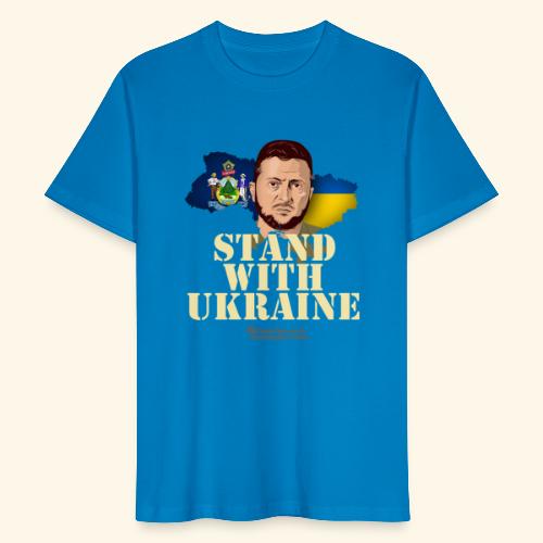 Maine Ukraine - Männer Bio-T-Shirt