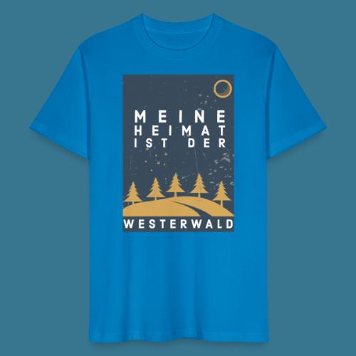 Heimatliebe Westerwald - Männer Bio-T-Shirt