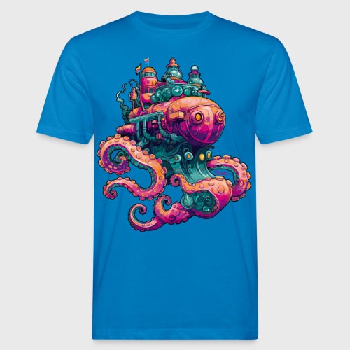 Sous-marin Octopus - T-shirt bio Homme
