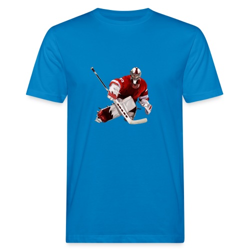 Eishockey Torwart - Männer Bio-T-Shirt