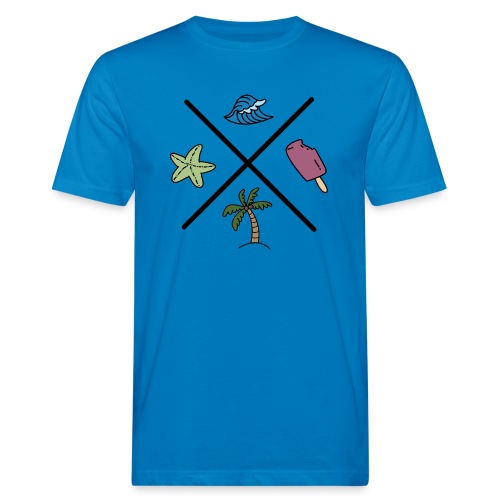 Design für den Sommer - Männer Bio-T-Shirt