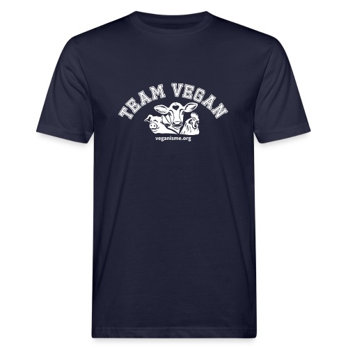 Team Vegan - Mannen Bio-T-shirt