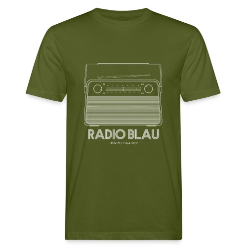 Retro Radio - Männer Bio-T-Shirt