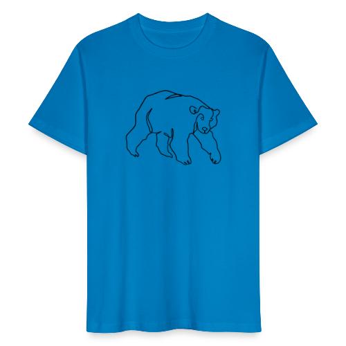 polar bear black - Mannen Bio-T-shirt