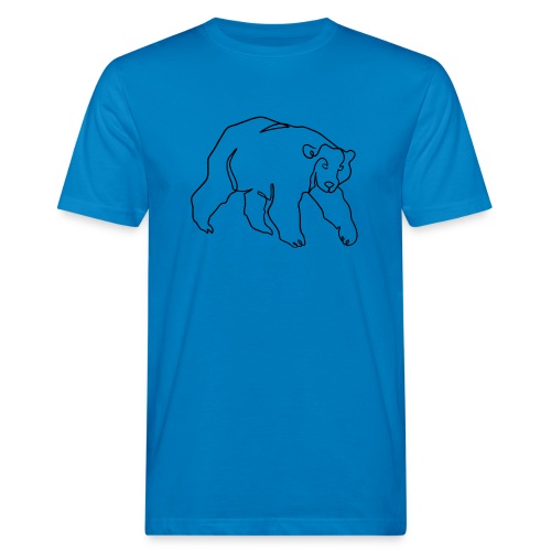 polar bear black - Mannen Bio-T-shirt