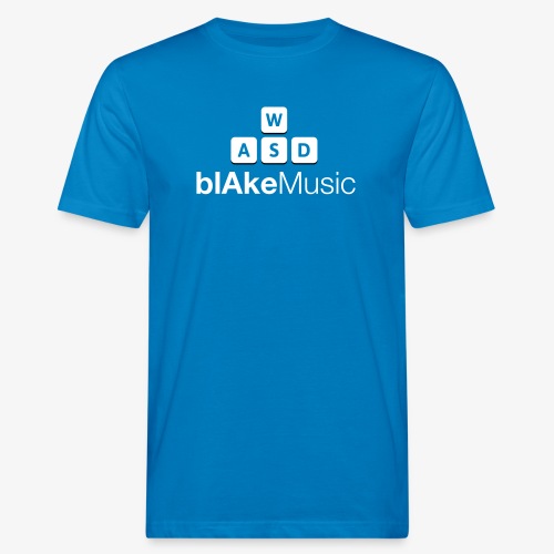 Old blAkeMusic Logo - Ekologiczna koszulka męska