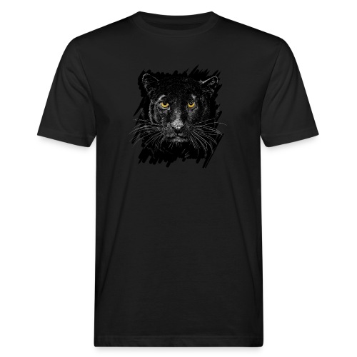 Schwarzer Panther - Männer Bio-T-Shirt