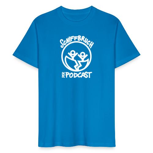 Schiffbruch - Der Podcast (weiß) - Männer Bio-T-Shirt