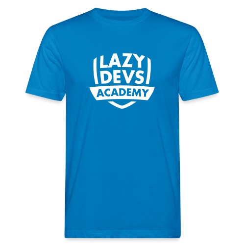 Lazy Dev's Academy logo - Men's Organic T-Shirt