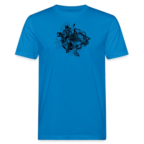 Abstract ink Doodle - T-shirt ecologica da uomo