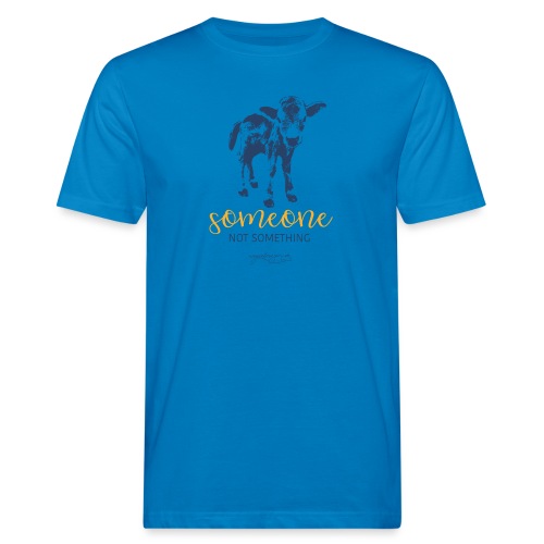 LEVI someone blau-gelb - Männer Bio-T-Shirt