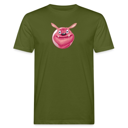 rotes monster - Männer Bio-T-Shirt