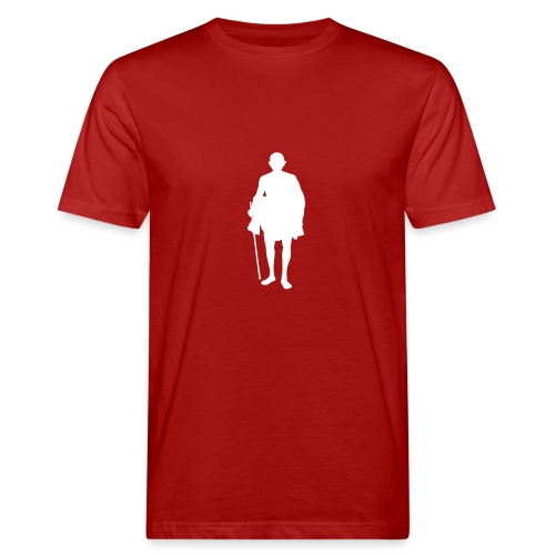mahatma gandhi silhouette ac61da original white - T-shirt bio Homme