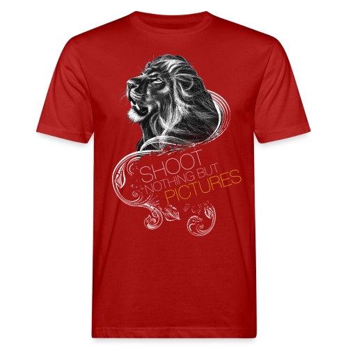 Cecil leeuw op zwart NEW - Men's Organic T-Shirt