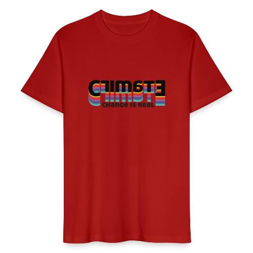 Climate change is real - Mannen Bio-T-shirt