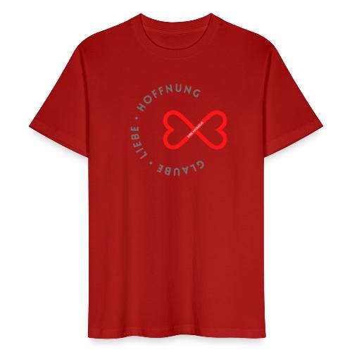 Liebe - Glaube - Hoffnung - Männer Bio-T-Shirt