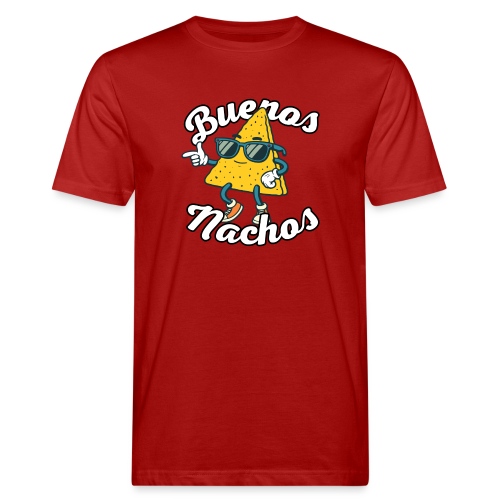 Nachos - Spanisch mit Wortwitz: Buenos Nachos - Männer Bio-T-Shirt