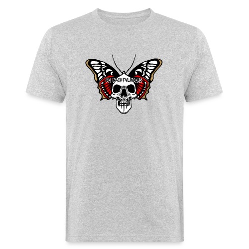De Nachtvlinders 2023 'Skull Tattoo' - Mannen Bio-T-shirt