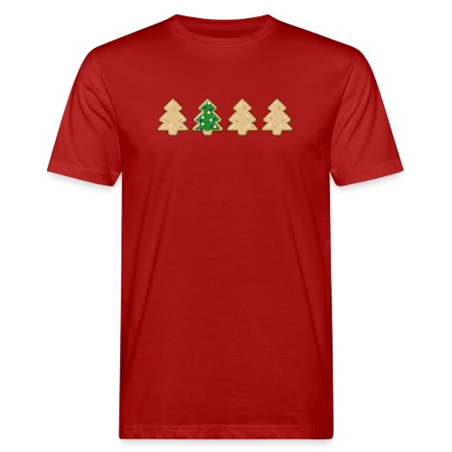 Weihnachtsplatzerl - Männer Bio-T-Shirt