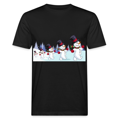 Snowman Patrol - Männer Bio-T-Shirt