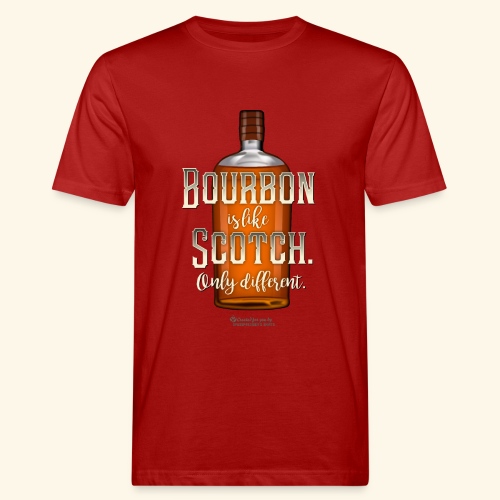 Bourbon Whiskey - Männer Bio-T-Shirt