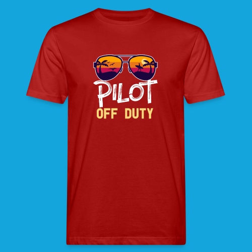 Pilot Of Duty - Männer Bio-T-Shirt