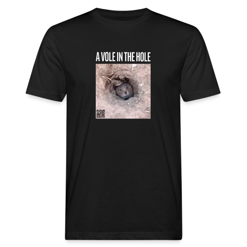 A vole in the hole - Männer Bio-T-Shirt