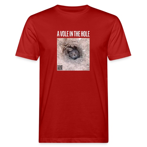 A vole in the hole - Ekologiczna koszulka męska