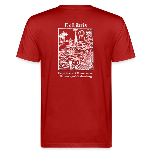 ExLibris Vit - Ekologisk T-shirt herr