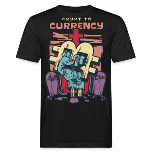 Bitcoin und CrypToCurrency - Männer Bio-T-Shirt