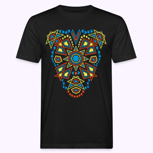Tribal Sun Front - T-shirt ecologica da uomo