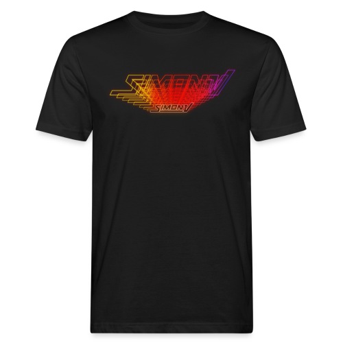 Simon V Logo - Männer Bio-T-Shirt