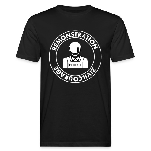 Remonstration Zivilcourage - Männer Bio-T-Shirt