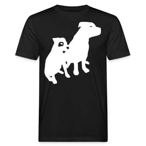 Doggy / zwei brave Hunde zum verschenken - Männer Bio-T-Shirt
