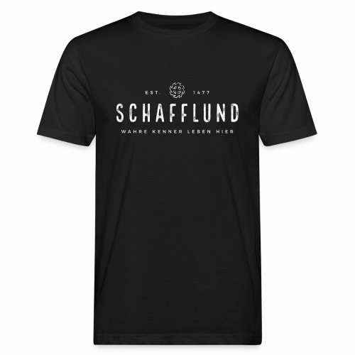 Schafflund - Wahre Kenner leben hier - Mühlenrad - Männer Bio-T-Shirt