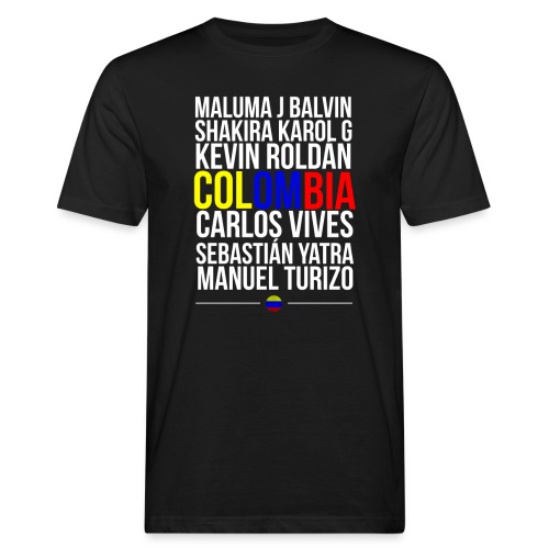 Reggaeton Shirt Kolumbien - Männer Bio-T-Shirt