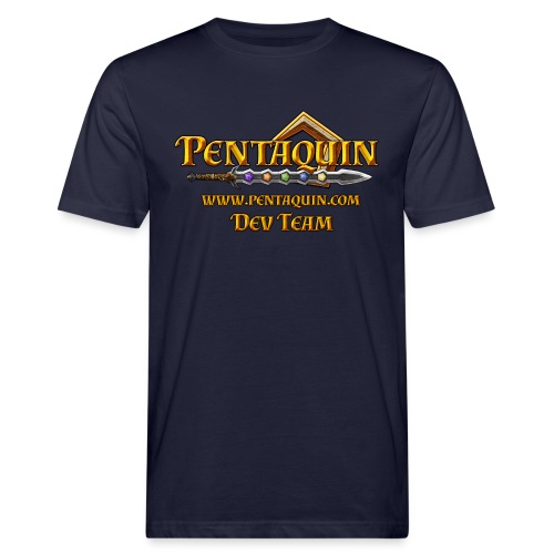 Pentaquin Logo DEV - Männer Bio-T-Shirt