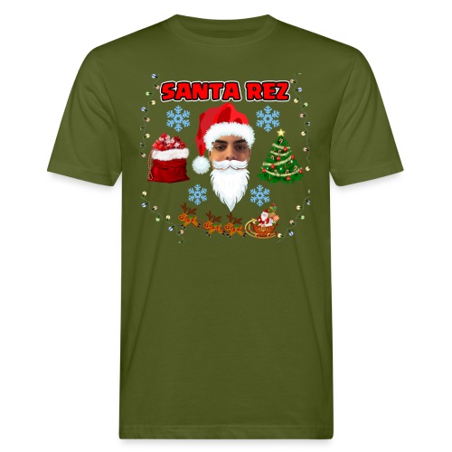 Santa Rez - Miesten luonnonmukainen t-paita