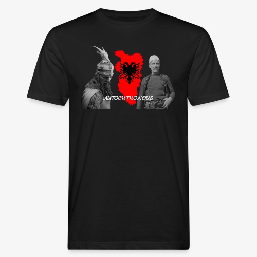 Autochthonous das Shirt muss jeder Albaner haben - Männer Bio-T-Shirt