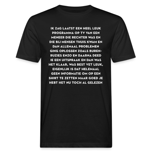 Rijdende rechter - Mannen Bio-T-shirt