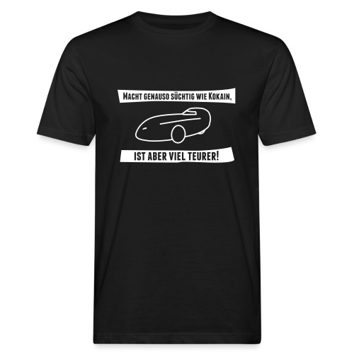Velomobil WAW mit Spruch - Männer Bio-T-Shirt