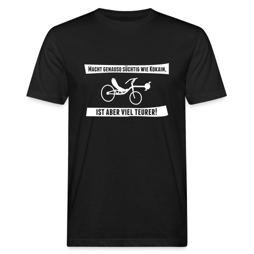 Liegerad Streetmachine 1 - Männer Bio-T-Shirt