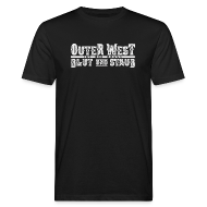 Outer-West1 - Blut und Staub - Männer Bio-T-Shirt